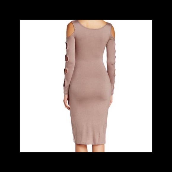 Cold Shoulder Cutout Midi - Picture 4 of 4